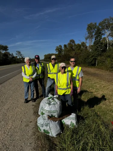 Delta County Republican Party helps to keep community clean